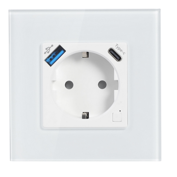 GSW6-S-UCJ03系列歐規(guī)WIFI智能插座（帶USB/Type-C）