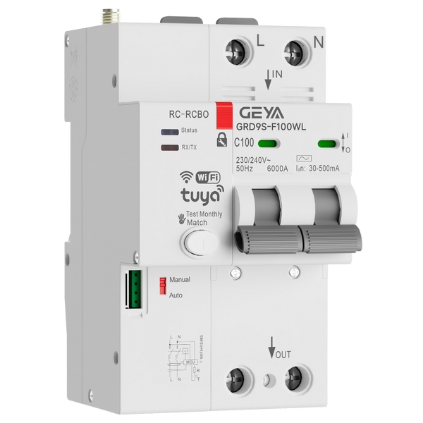 GRD9S-F100WL帶漏電保護(hù)型智能小型斷路器